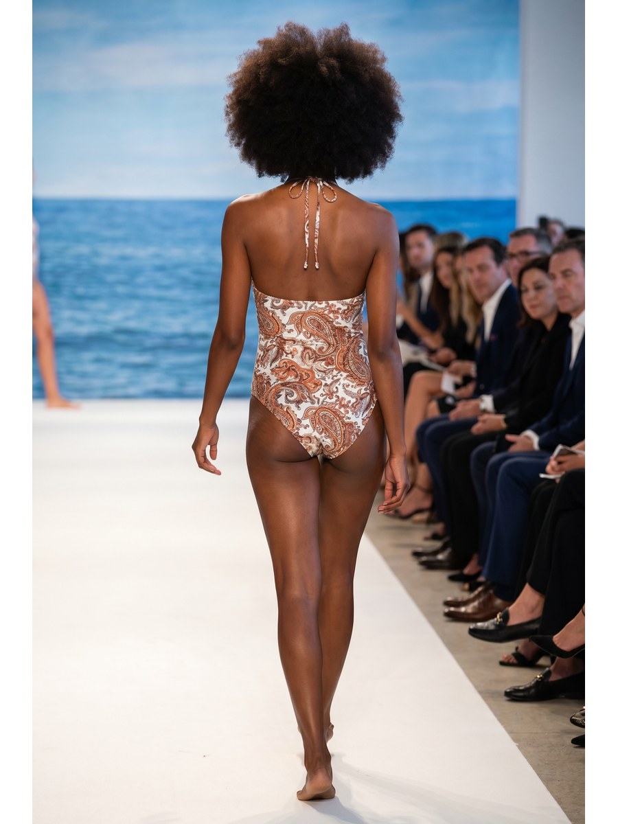Sahara Paisley One-Piece back
