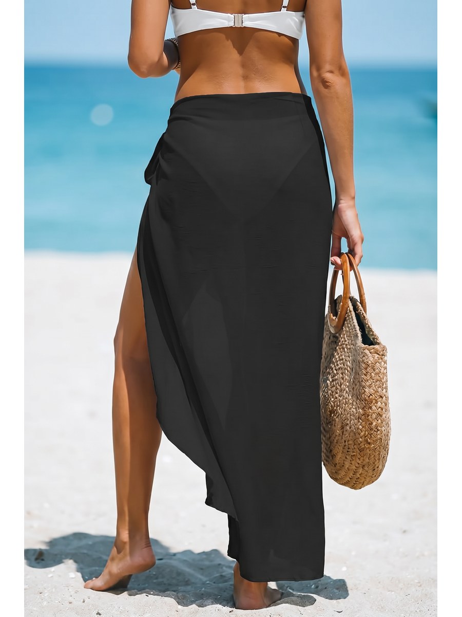 Midnight Wrap Cover-Up back