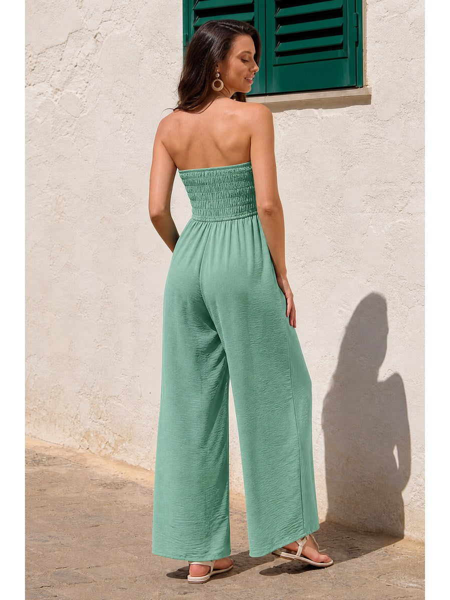 Tulum Smocked Jumpsuit back