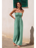 Tulum Smocked Jumpsuit front