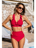 Havana Ruffle Bikini front