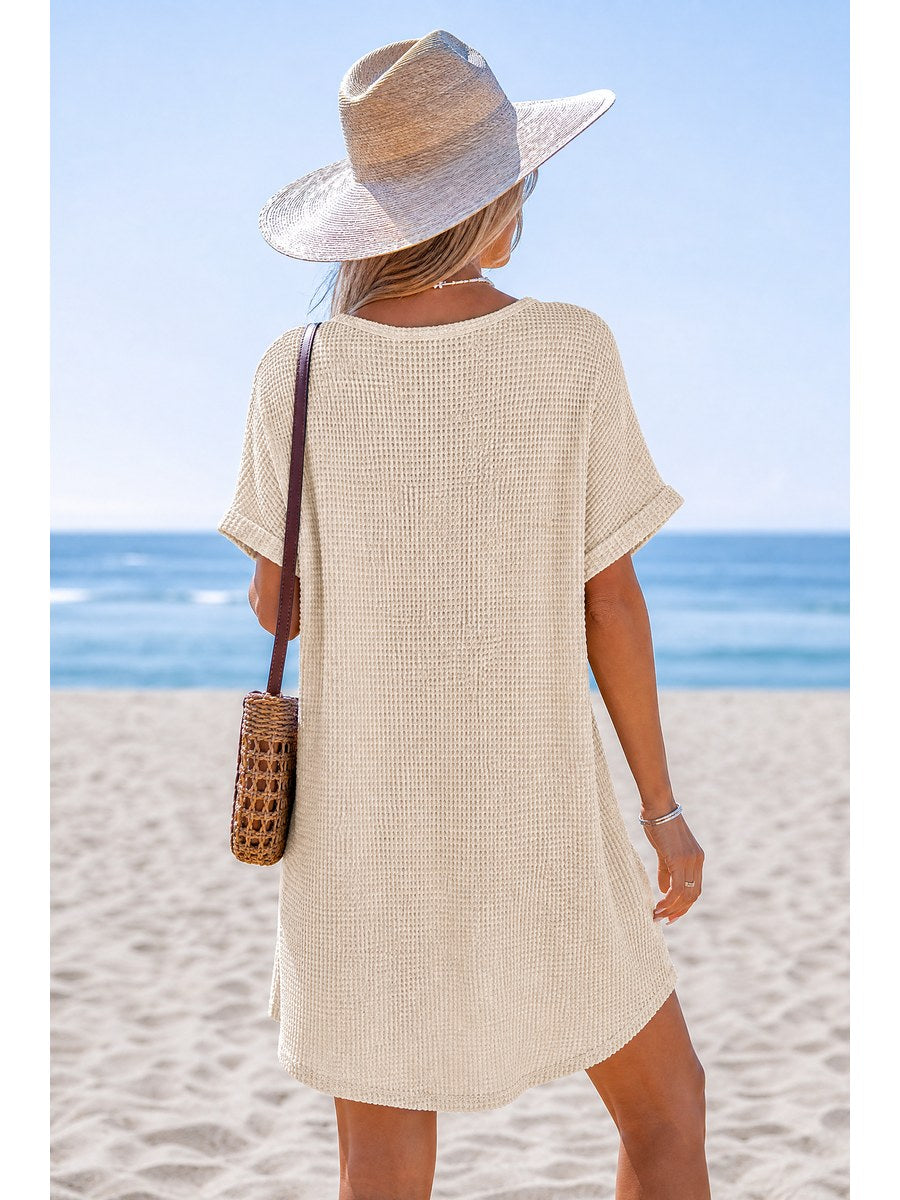 Oasis Textured Cover-Up Dress back