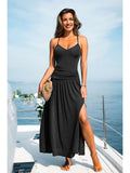 Onyx Breeze Cover-Up Dress front
