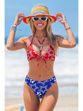 Americana Star Bikini front