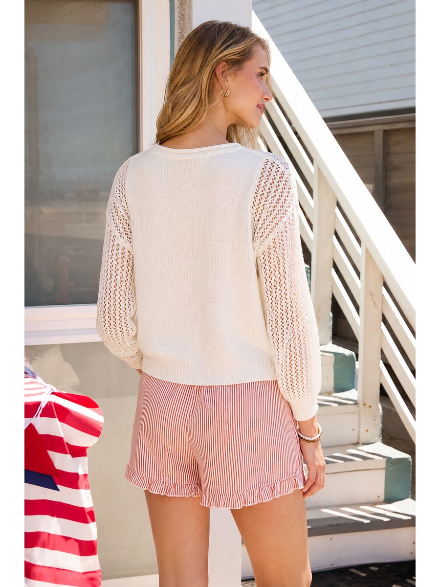 Americana Crochet Cover-Up Set back