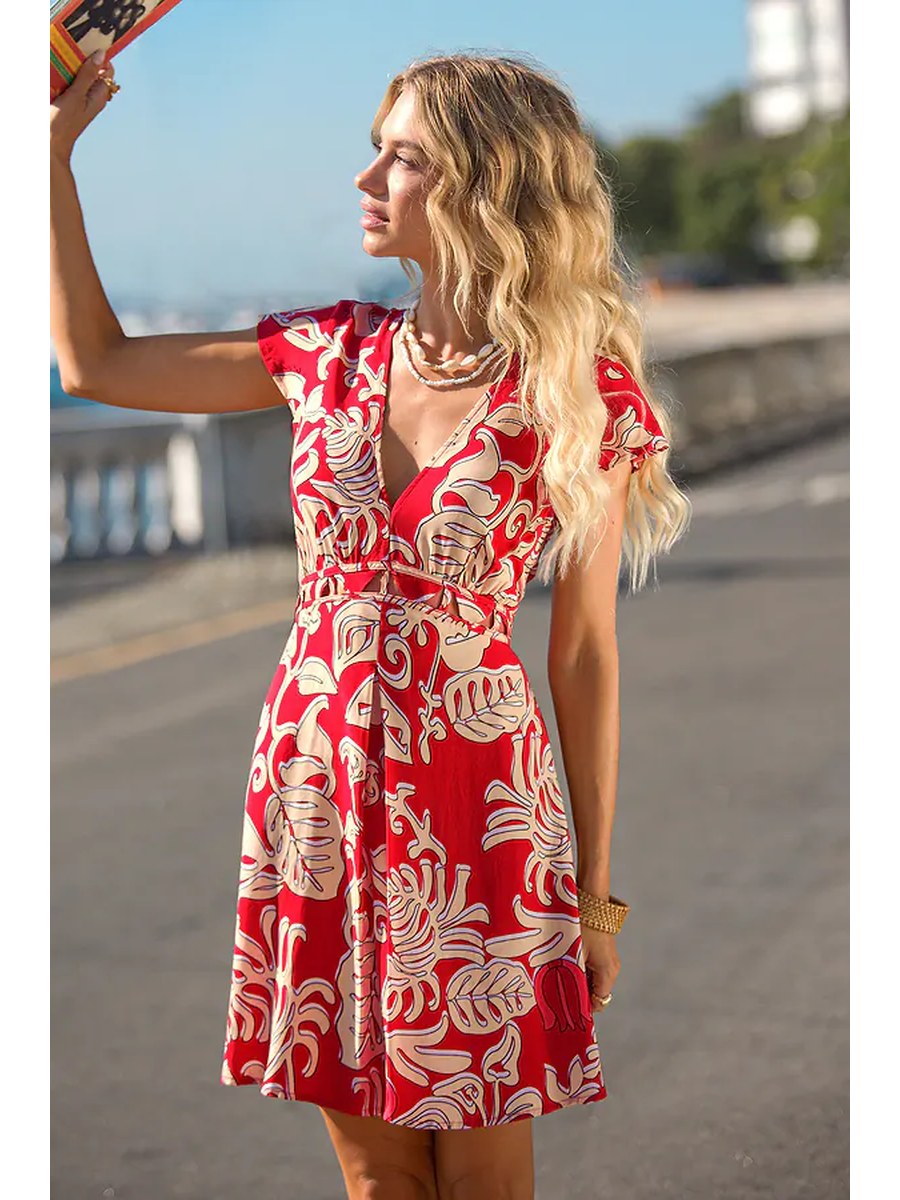 Havana Floral Cover-Up front