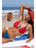 Americana Tie-Side Bikini front