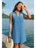 Capri Embroidered Cover-Up front