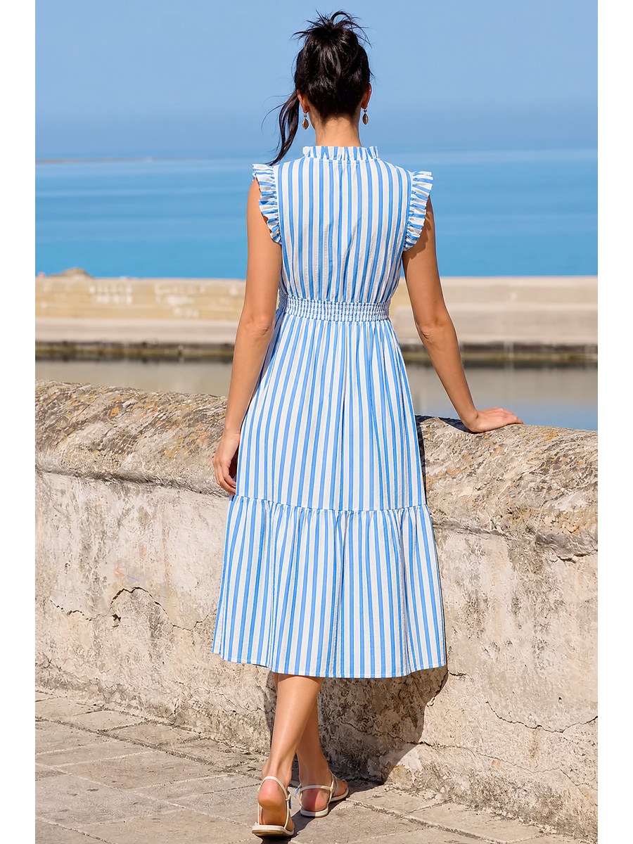 Riviera Striped Cover-Up III back
