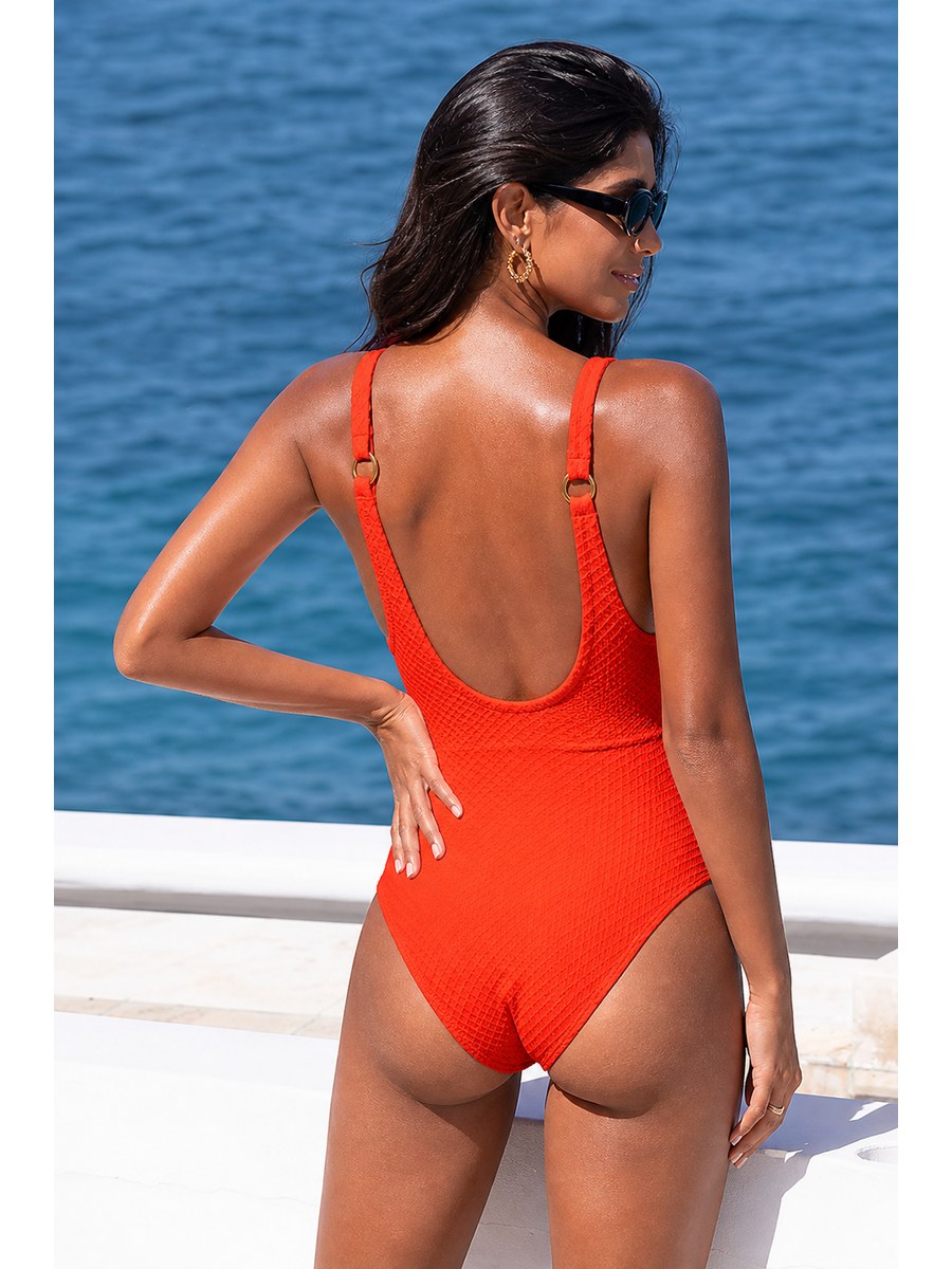 Sunset Plunge One-Piece back
