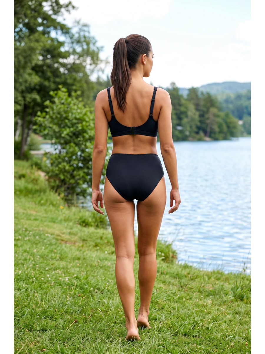 Midnight Twist Bikini back