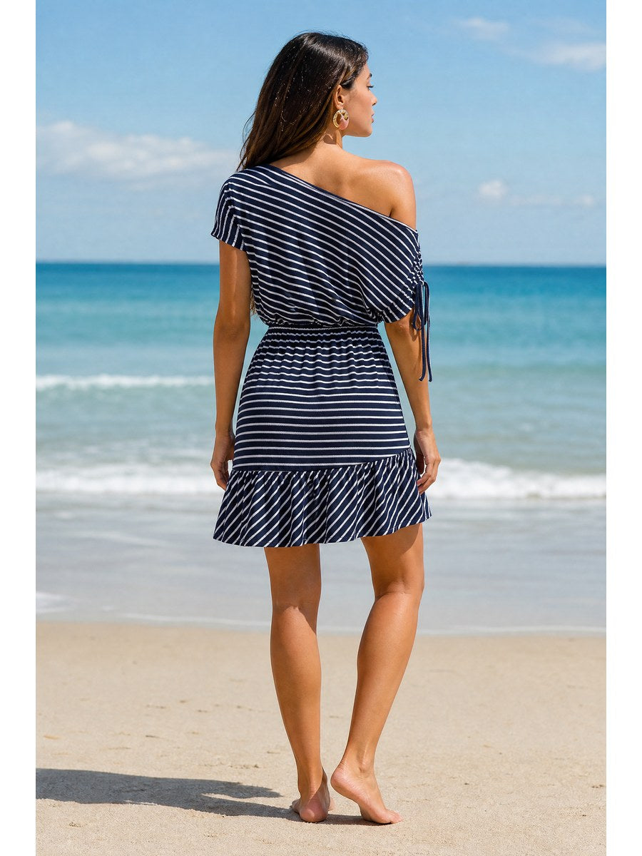 Riviera Striped Cover-Up back