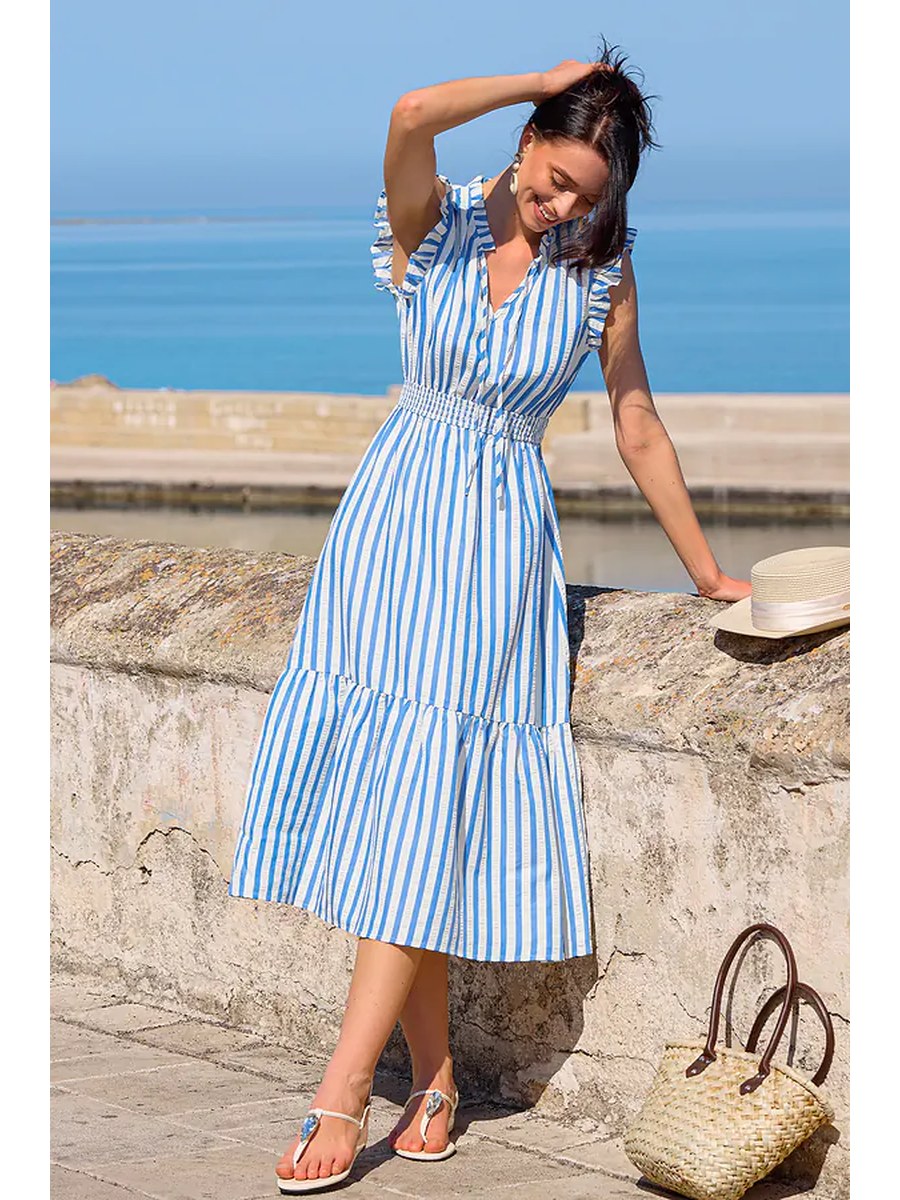 Riviera Striped Cover-Up III front