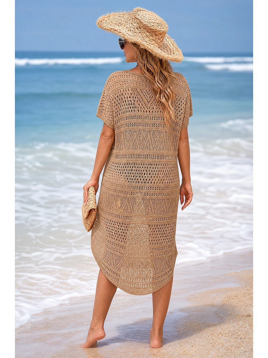 Tulum Crochet Kaftan back