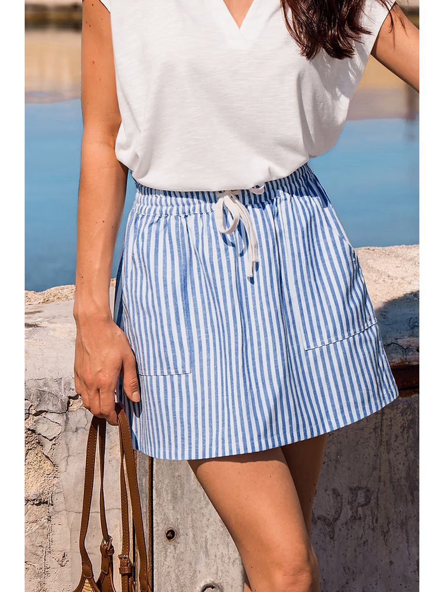 Riviera Striped Cover-Up Set front