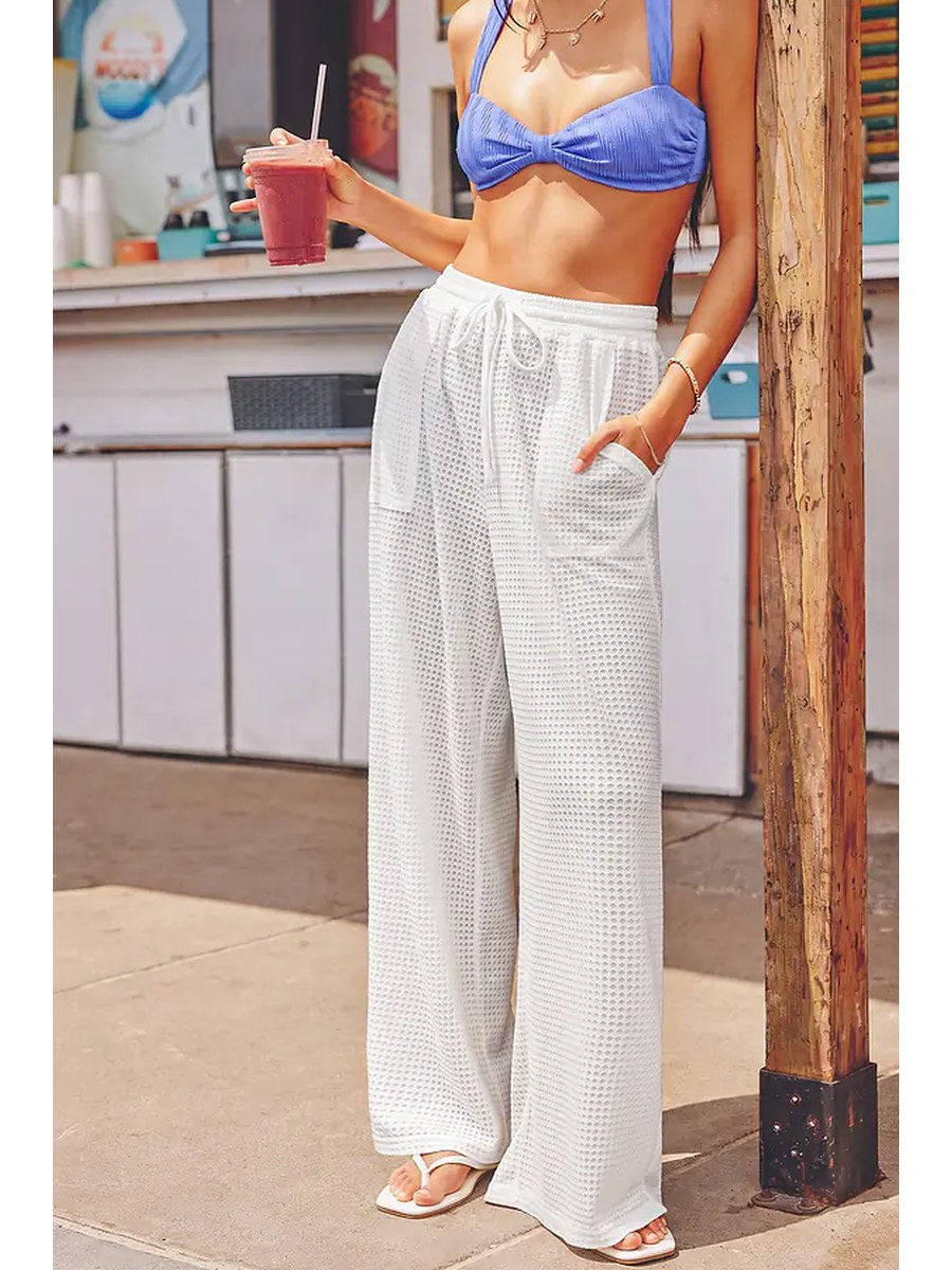 Ibiza Crochet Beach Pants front