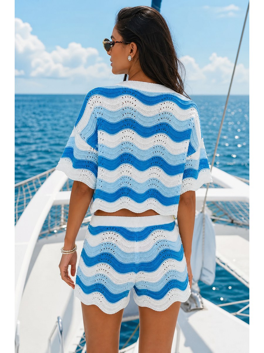 Ocean Wave Crochet Set II back
