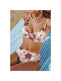 Positano Scalloped Floral Set - White (front)