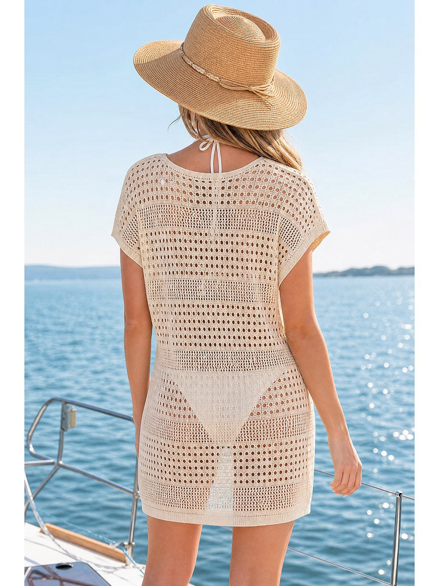 Ibiza Crochet Cover-Up V back