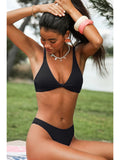 Midnight Twist Bikini front