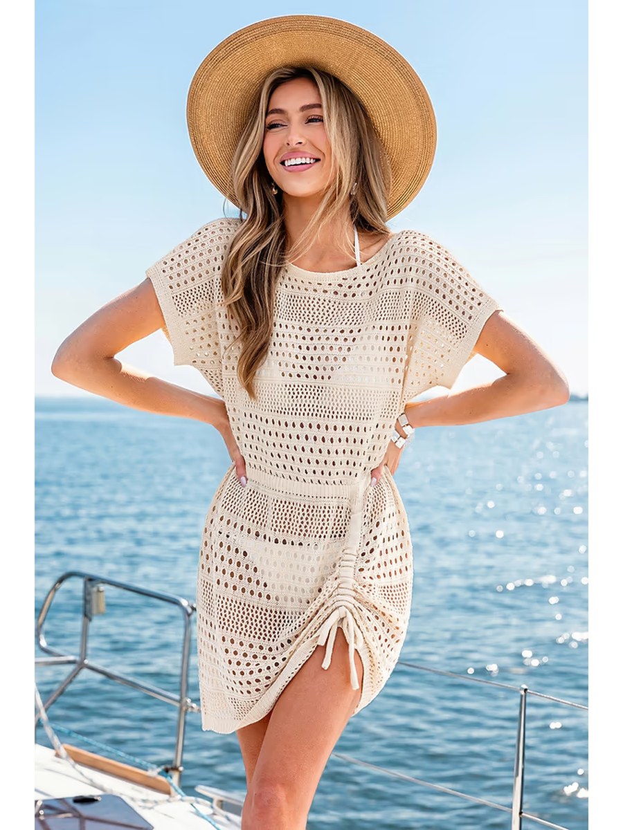 Ibiza Crochet Cover-Up V front