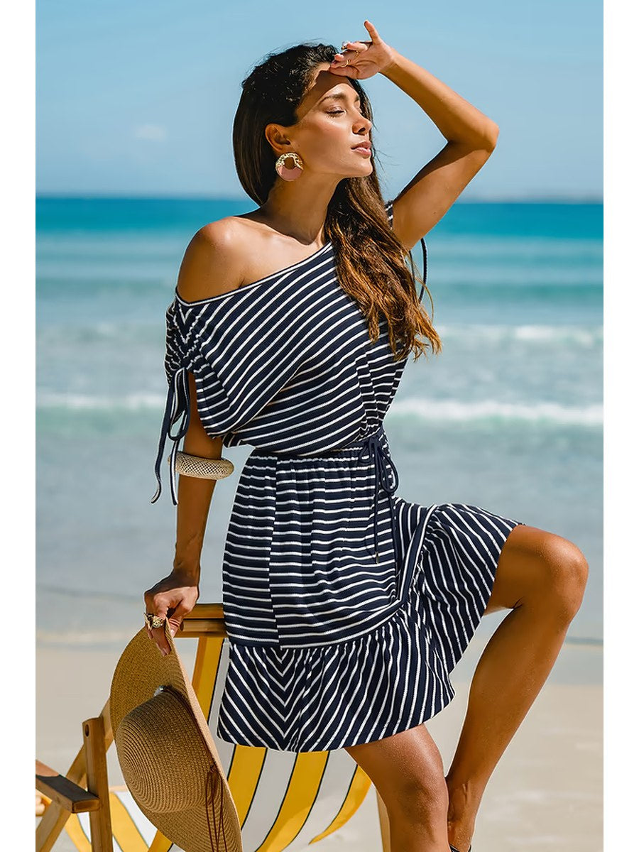 Riviera Striped Cover-Up front