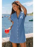 Riviera Denim Cover-Up Dress front