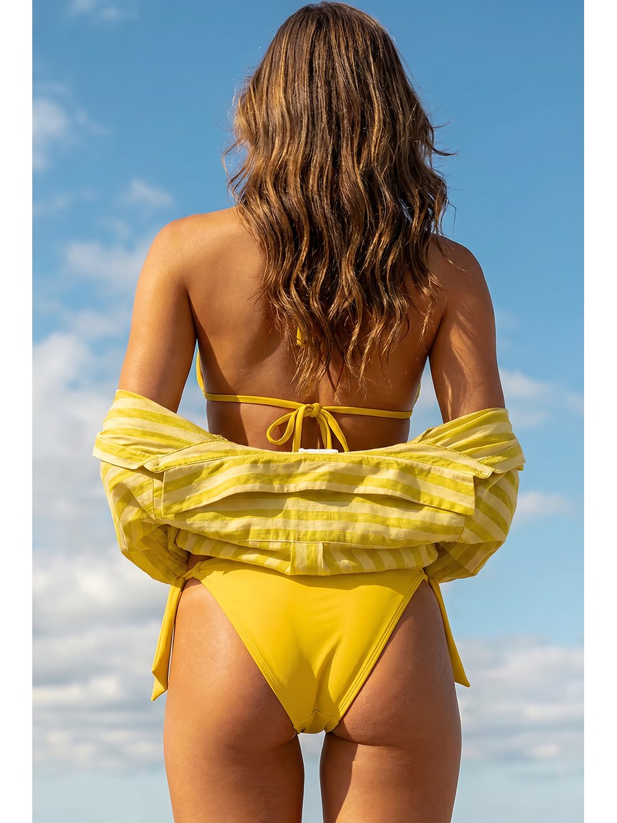 Golden Sun Knot Bikini back