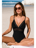 Midnight Scallop One-Piece front