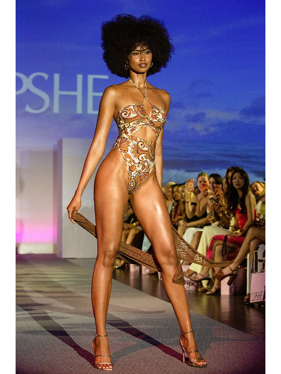 Sahara Paisley One-Piece front