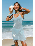 Ocean Starfish Crochet Dress front
