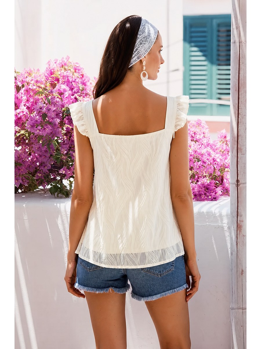 Mykonos Ruffle Cover-Up back