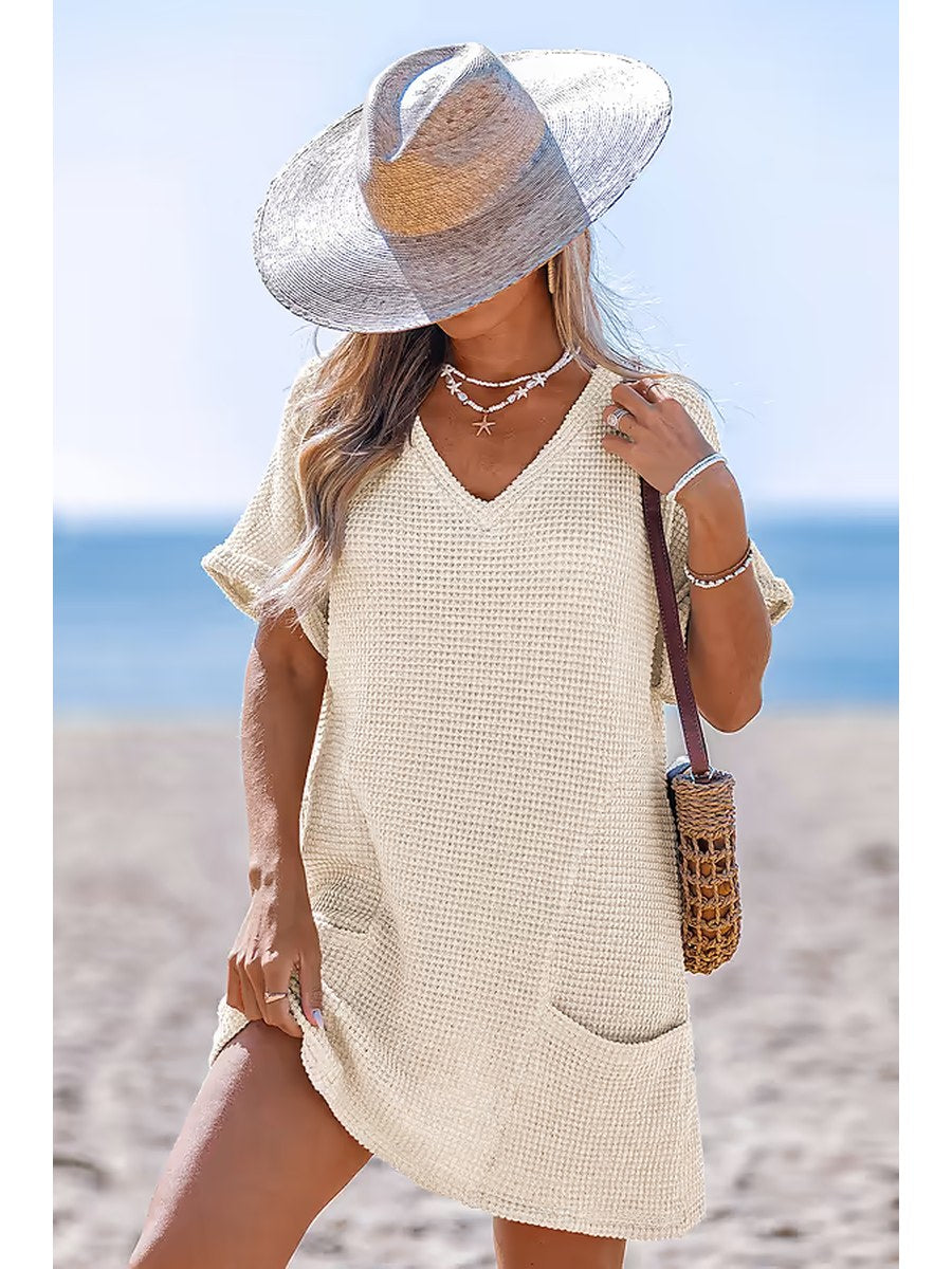 Oasis Textured Cover-Up Dress front