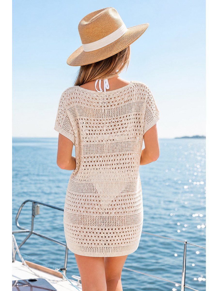 Tulum Crochet Cover-Up back