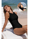 Midnight Cutout One-Piece front