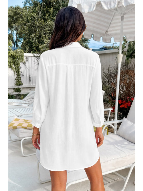 Breeze Button-Down Cover-Up back