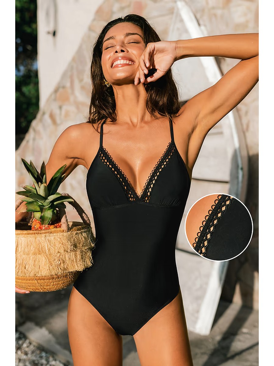 Riviera Crochet One-Piece front