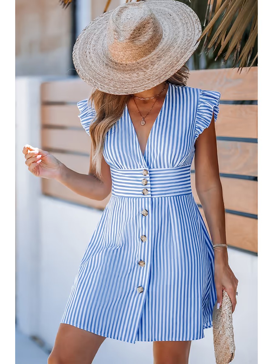 Riviera Striped Cover-Up II front