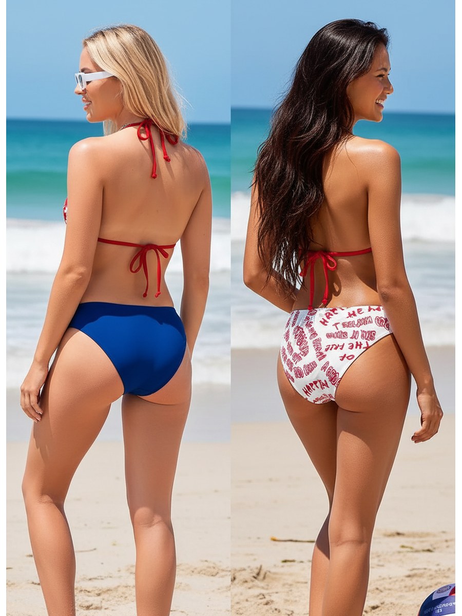 Liberty Star Bikini Set back