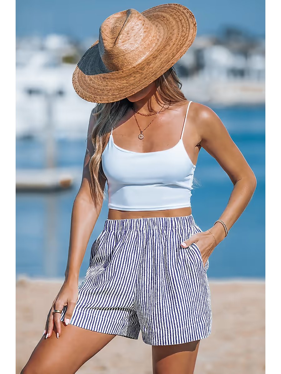 Marina Striped Cover-Up Set front