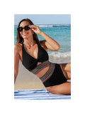 Tulum Twist Halter Set - Black (front)
